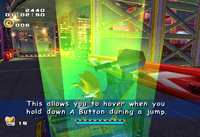 Tails obtaining the Booster in Sonic Adventure 2: Battle.