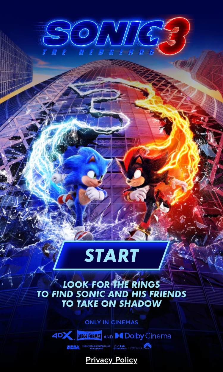 SonicMovieARGame