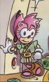 Amy's gladiator outfit, from Sonic the Comic #144.