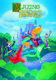 Blazing Dragons Poster