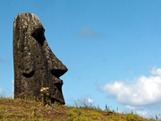 A real life Easter Island head where Squidward's house is based on.