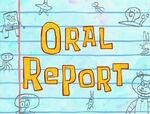 Oral Report