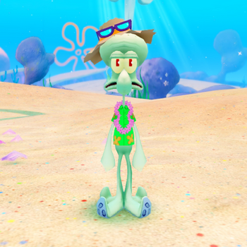 VacationSquidwardPicture