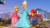 Peach, Rosalina and Mario