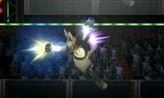 Lucario's back aerial.