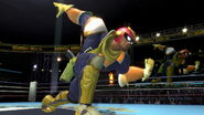 Captain Falcon on Boxing Ring.