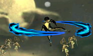 Bayonetta's neutral aerial.