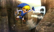 Toon Link's back aerial.