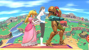 Super-Smash-Bros-Peach-Trainer-Samus