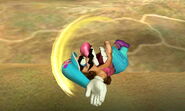 Wario's back aerial.