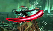 Bayonetta's back aerial.