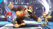 Spinning Kong used on ground in Super Smash Bros. 3DS/Wii U.