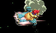 Bowser's back aerial.