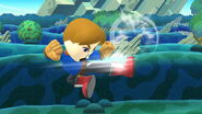 Mii Brawler's neutral air.