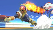 Falcon performing his Raptor Boost.