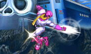 Captain Falcon's back aerial.