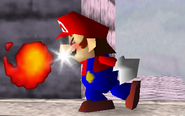 Mario's Fireball attack in Super Smash Bros.