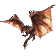 Official artwork of Rathalos in Super Smash Bros. Ultimate