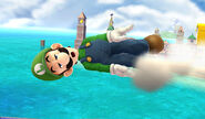 Luigi using Green missile in Super Smash Bros. for Wii U