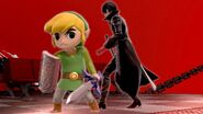 Joker along with Toon Link in the new stage Mementos.