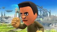 Reggie Fils-Aime as a Mii Brawler