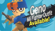 Geno announcement for Super Smash Bros. for Nintendo 3DS / Wii U in the Smash Bros. video presentation