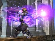 Ganondorf using Warlock Punch in Super Smash Bros. Brawl.