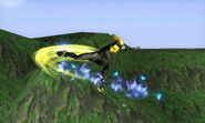 Zero Suit Samus' back aerial.