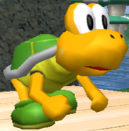 A Koopa Troopa in Super Smash Bros. Melee