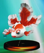 Goldeen's Trophy in Super Smash Bros. Melee