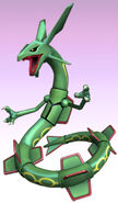 Rayquaza's artwork from Super Smash Bros. Brawl.