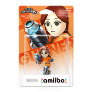 Mii Gunner amiibo figure in the packaging.