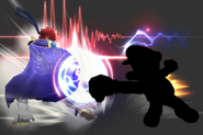 Roy's Counter in Super Smash Bros. for Wii U.