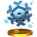 Cryogonal's Trophy in Super Smash Bros. for Nintendo 3DS