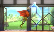 Marth's back aerial.