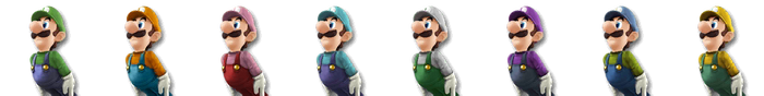 Luigi Palette (SSB4)