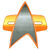 Starfleet assignment badge.