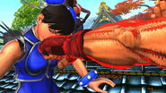 Hit connection part of Kaze no Kobushi in Street Fighter X Tekken.