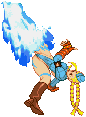 Cammy performing her Cannon Spike.