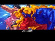 Hugo's Super Art specific win quote towards Gill in Street Fighter III: 2nd Impact.