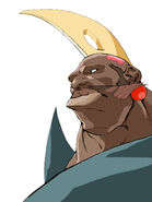 Birdie's portrait in Street Fighter Alpha 3