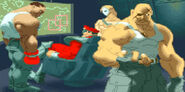 Street Fighter Alpha 2: Sagat's Ending.