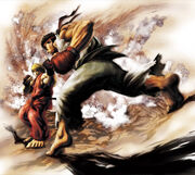 Street Fighter IV: Ryu vs Ken by Polygon Pictures.