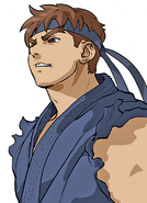 Evil Ryu in Street Fighter Alpha 3.