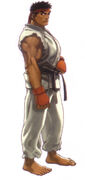 Ryu in Street Fighter EX2 Ver.B