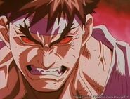 Evil Ryu in Street Fighter Alpha: The Animation.