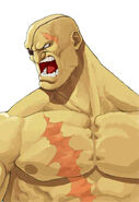 Sagat in Street Fighter EX3