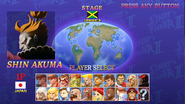 Shin Akuma being selected in Ultra Street Fighter II