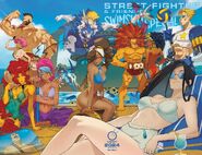 Street Fighter & Friends Swimsuit Special 2024 cover by Hanzo Steinbach.