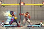 Rose prepares to counter Ryu's punch.